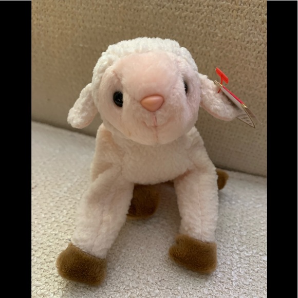 TY Original Beanie Baby Ewey The Lamb. Great condition with Tags attached - Picture 1 of 8